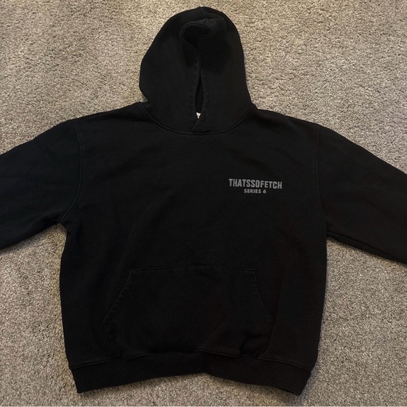 Thatssofetch Tops - THATSSOFETCH Black Hoodie Sweater